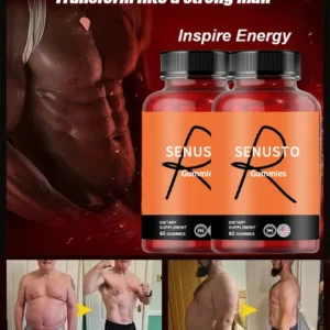 Maca Gummies (60 Gummies) Boost Stamina, Strength & Endurance