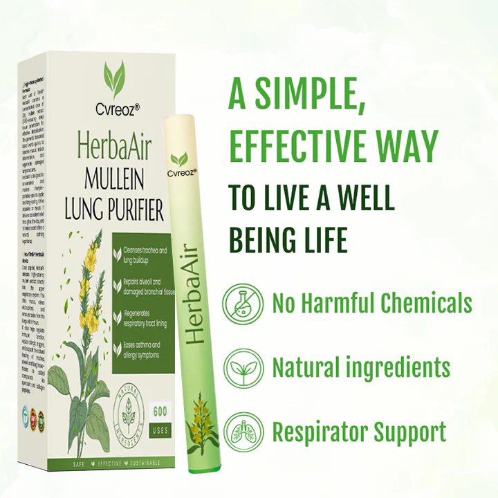 Cvreoz® HerbaAir Mullein Lung Purifier Cvreoz® HerbaAir Mullein Lung Purifier