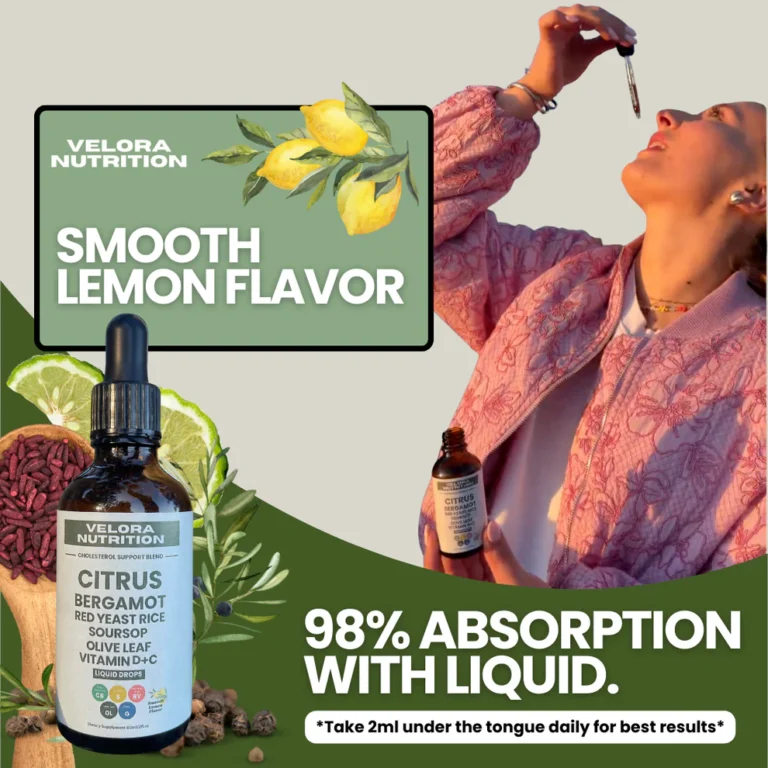 Velora Nutrition Red Yeast Rice Cholesterol Dropper Velora Nutrition Red Yeast Rice Cholesterol Dropper