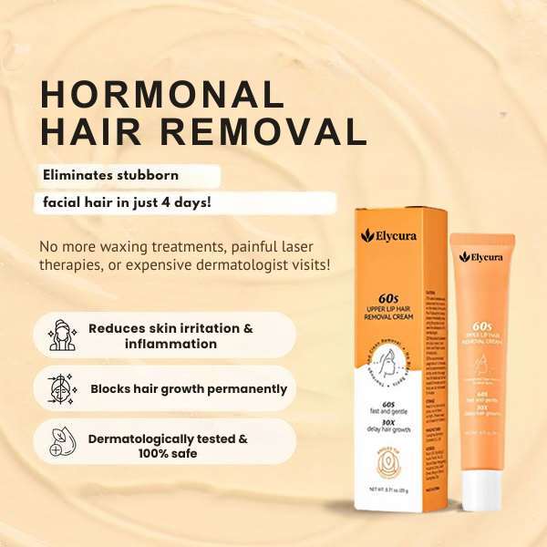 Elycura™ | Stop 97% of hormonal hair growth at the root in just 4 days!