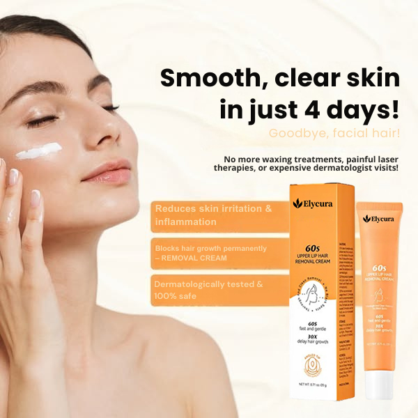 Elycura™ | Stop 97% of hormonal hair growth at the root in just 4 days!