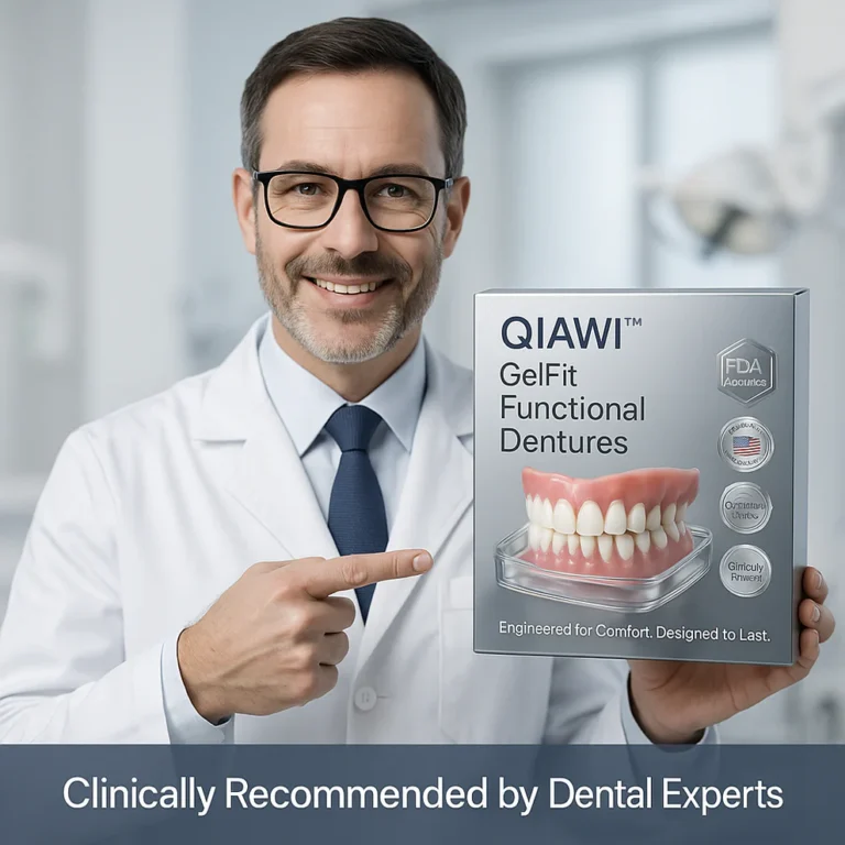 QIAWI™GelFit Functional Dentures – Made in the USA QIAWI™GelFit Functional Dentures – Made in the USA