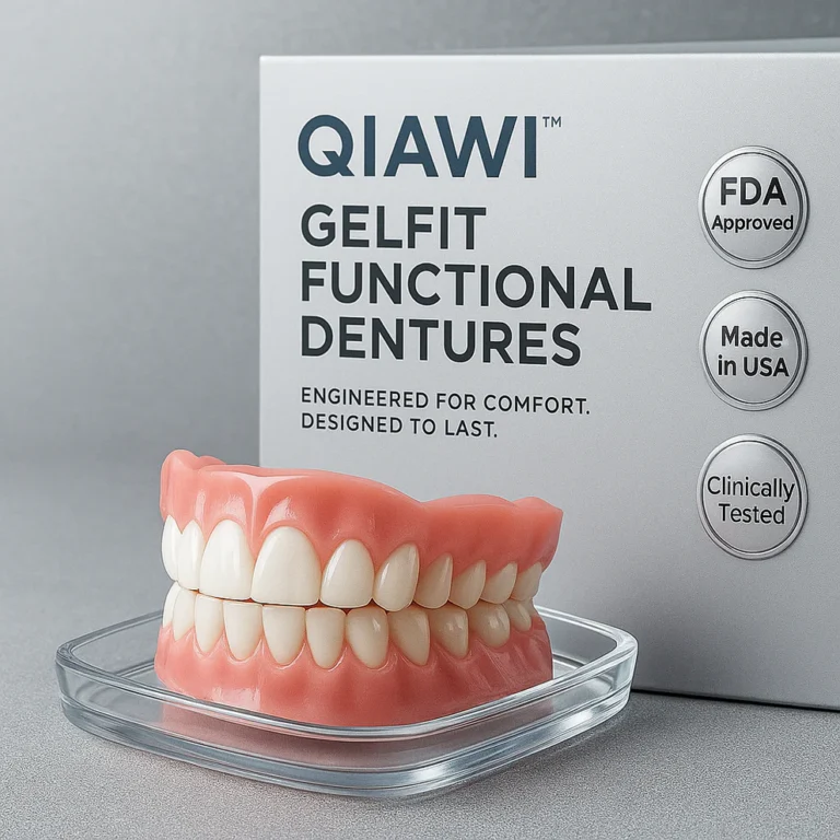 QIAWI™GelFit Functional Dentures – Made in the USA QIAWI™GelFit Functional Dentures – Made in the USA