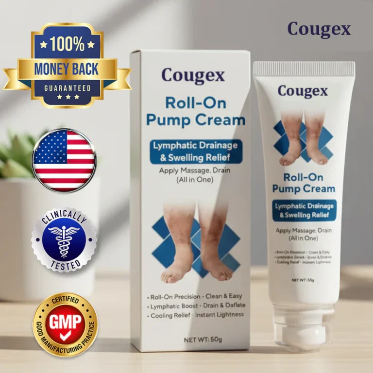 Cougex® Roll-On Pump Cream for Lymphatic Drainage & Swelling Relief Cougex® Roll-On Pump Cream for Lymphatic Drainage & Swelling Relief