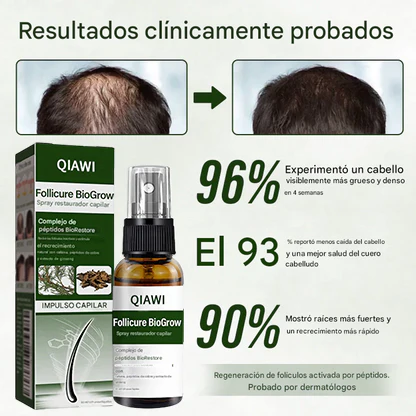 QIAWI Follicure BioGrow Spray Restaurador Capilar